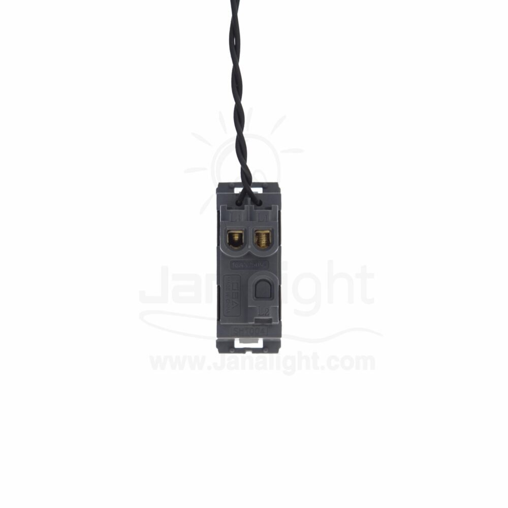 OSA مفتاح مفرد بضوء بني 3 one way switch with led osa dark brown